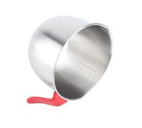 EMUKOEP Cuenco para Mezclar de Acero Inoxidable a Prueba de Salpicaduras con Antideslizante para Batir Huevos Fácilmente y Servir Ensaladas |Juego de Utensilios de Cocina Premium (3600ML)