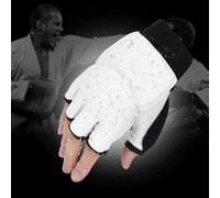 EMUKOEP de Medio Dedo de Taekwondo, Protección óptima contra Golpes para Niños y Adultos, Talla L (SG Mano)