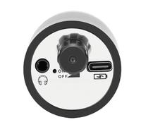 EMUKOEP Detector de Fugas de Agua con Amplificación 13000X y Sonda para | Herramienta de Detección de Fugas para Hormigón y Acero, Sonda Sensible con Ajuste de 0-60 DB, Conector REC3.5 para
