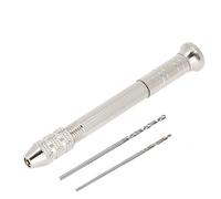 EMUKOEP Dijes para Perforación de Uñas para Uñas Acrílicas, Perforación de Plateada, 10 × 2 × 2, Herramienta de Manual para Decoración de, Colgante Artesanal, Accesorio de Manicura