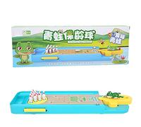 EMUKOEP Divertido Juego de Bolos de Rana, Juguete Interactivo y Educativo para Niños de 6 Años en Adelante, con Bolas de Acero y Mini Bolos. Desarrolla el Cerebro la (de Ranas Divertidas)
