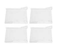 EMUKOEP Divisor de Estante de Armario Acrílico, Separador de Estante Transparente para una Organización Ordenada, Ideal para Armario, Despensa y Uso Doméstico (Partición plana 4 piezas)