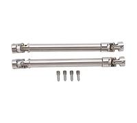 EMUKOEP Eje de Transmisión de Acero Inoxidable con Estructura de Nudo Cruzado Universal para Coche 1/10 RC (139mm)