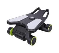 EMUKOEP Entrenador de Ruedas Ab con Tabla de Soporte, Rodillo de Ejercicios Abdominales de Rebote Automático para Entrenamiento Central de Gimnasio en Casa