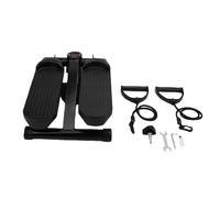 EMUKOEP Escalador de Fitness, Escalador de Escaleras Hidráulico Ajustable de 3 Niveles con Pedales Antideslizantes y Pantalla LED, para Entrenamiento en Casa y Modelado de Piernas