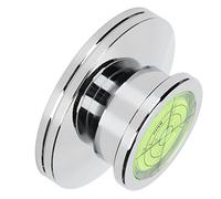 EMUKOEP Estabilizador de Tocadiscos Aleación de Aluminio Peso Récord para Mejorar la Calidad del Sonido y la Estabilidad Adecuado para Audiófilos y Fanáticos del Vinilo (Plata)