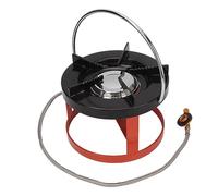 EMUKOEP Estufa de Gas para Acampar con Portátil, Dividida, con Soporte Estable para Cocinar Al Aire de Forma Segura, Potencia de 2700w, Acero Inoxidable, 7,1x5,1 Pulgadas
