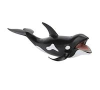 EMUKOEP Figura de Ballena, Juguete Realista de PVC con Detalles Increíbles para Niños, Coleccionistas y Profesores, Adorno de Ballena Blanca Asesina Azul, Decoración del (Orca)