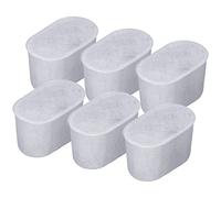 EMUKOEP Filtro de Agua para Máquina de café de Carbón Activado para, Rendimiento de Filtrado para un Rico Sabor a café, 6 uds.