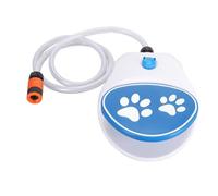EMUKOEP Fuente de Agua para Perros Step On, Dispensador de Agua para Mascotas Activado con Patas con Conexión de Manguera para Beber e Hidratar Perros Al Aire Libre