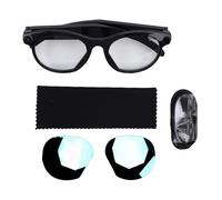 EMUKOEP Gafas de Traducción con, Funciones de Grabación de Vídeo y Música Inteligente Experimente Conversaciones Fluidas con Tecnología de Inteligencia Artificial Ideal para