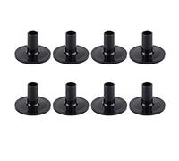 EMUKOEP Gibraltar Funda para Platillos Funda para Platillos de Batería Eléctrica con Poste 10x9x4 8 Piezas de Platillo Larga para Tambor Negro de Plástico Accesorios para Instrumentos Musicales