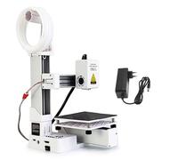 EMUKOEP Impresora 3D Versátil para Principiantes de Alta Precisión con Tecnología de Multiplexación por División de Frecuencia Pequeña Máquina de Impresión 3D para Proyectos (Blanca)