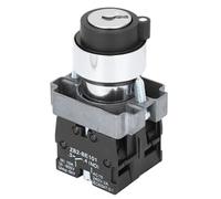 EMUKOEP Interruptor de Bloqueo de Llave de Contacto Plateado de Alto Espesor, Duradero, Ligero, Resistente a Impactos, Material de Base de Hierro, Autobloqueo para Seguridad