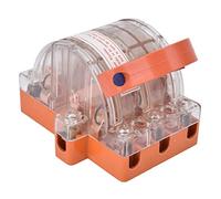EMUKOEP Interruptor de Cuchilla de Desconexión de Doble Tiro con Indicador LED para Sistemas de Energía, Circuitos a Prueba de Fallas, 12 Oz