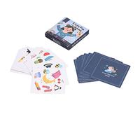 EMUKOEP Juego de Cartas Familiar, Juego de Mesa de Emparejamiento, de Cartas Flip para Niños de 3 Años en Adelante con Patrones de Emparejamiento Locos para Entrenar la Capa