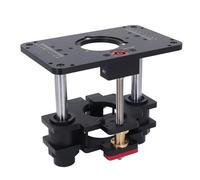 EMUKOEP Juego de elevador de fresado, sistema de elevación de mesa de fresado, construcción de aleación de aluminio, fácil ajuste de altura, aumento de la n el trabajo de madera mediante
