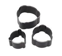 EMUKOEP Juego de troqueles de corte de cuero, herramienta manual de acero de aleación de alta densidad, aspecto conciso, formas exactas, profundidad de 23 mm, tamaños de longitud lateral, forma de