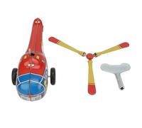 EMUKOEP Juguete de Avión a Cuerda, Helicóptero de Avión Sinuoso, Juguete de Cuerda Retro con Movimiento de Vuelo Realista, Ideal para Jugar en Interiores y Exteriores