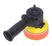 EMUKOEP Kit de Herramientas de Pulido Excéntrico para Mantenimiento de automóviles: Convierta el Taladro de Impacto en Pulidor con Juego de Adaptadores de Aluminio Negro/naranja/amarillo