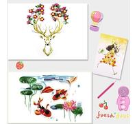EMUKOEP Kits de Quilling de Papel, 6 Colores Degradados y Juego Completo de Herramientas para Manualidades, Decoración del Hogar, Principiantes
