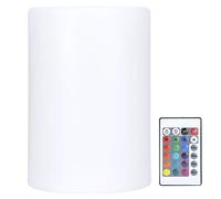 EMUKOEP Lámpara Cilíndrica LED RGB, Luz Nocturna con Control Remoto de 16 Colores con 4 Modos Dinámicos IP60, Resistente Al Agua para Bar, KTV, Discoteca, Decoración del Hogar