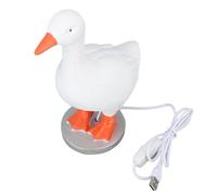 EMUKOEP Lámpara de Puesta de Huevos, Luz LED Nocturna Creativa de Pato, Decoración del Hogar, Dormitorio, Luz Cálida, Control de Botón USB, Lámpara de Huevo de Pato, de Mesa Divertida