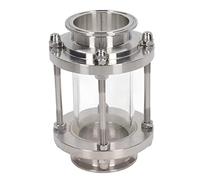 EMUKOEP Línea en Línea de Acero Inoxidable Show Vaso con un Flujo Recto y un Extremo de Sujeción para el Aire de Aceite (76 mm / 2.99in)