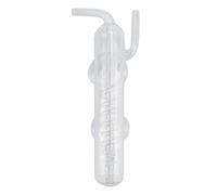 EMUKOEP Medidor de Acuario de Vidrio Cristalino Altamente Transparente Tornillo de Vejez CO2 Dispositivo de Medición de Vejiga Externa