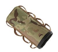 EMUKOEP Mini Caja para Tanque de Gasolina, Funda Protectora para Cilindro de Gas, Tamaño Universal con Correas Laterales para Almacenamiento para Acampar Al Aire, Viajes, Se (Lata larga)
