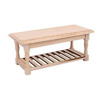 EMUKOEP Mini Mesa de Madera Modelo Delicado Muebles de Casa de Muñecas Decoración Ecológica para Comedor 5,5"