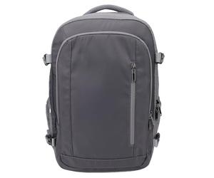 EMUKOEP Mochila de Vacío, Mochila de Viaje de Compresión Expandible de 20 a 35 litros con Bolsa Hermética Extraíble y Bloqueo de Código, para Viajes de Negocios y Actividades Al A (Gris)