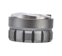 EMUKOEP Molinillo de café de 53 mm ajustable de acero inoxidable para uso comercial en casa y en la oficina (plata)