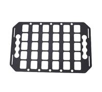 EMUKOEP Panel Organizador de Almacenamiento de Carga Soluciones Versátiles para Colgar para Camiones Aluminio Arenado 12.52x7.99x0.08in