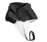 EMUKOEP Paracaídas de Resistencia Entrenamiento de Velocidad Paracaídas Correr Arrastre Ajustable Deportes Arrastre Paraguas Resistencia Al Aire 5-15 Kg con Cintura Aju (Negro)