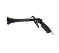 EMUKOEP Pistola de Aire Comprimido para Limpieza de Coches, Pistola de | Boquilla Cónica para Flujo de Aire Concentrado, Cepillo de Detalles Suave para Superficies Delicadas, Diseño Giratorio de