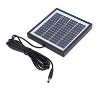 EMUKOEP Placa Solar Portátil, Cargador Multifuncional Protector, Panel Solar de Polisilicio de 2W y 12V para de Iluminación Doméstico Pequeño