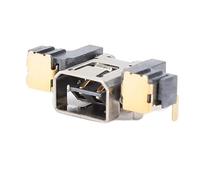 EMUKOEP Puerto de Carga, Falla de Interfaz de Reparación de Metal, Conector de Cargador de Energía Profesional con Larga Vida útil, para New 3DS New 3DS XL