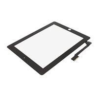 EMUKOEP Reemplazo del Ensamblaje del Digitalizador de Pantalla Táctil Reemplazo de Pantalla de Pestaña Negra de Vidrio Templado de Alta Resistencia para Tableta iOS 3 4 con Instal