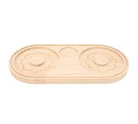 EMUKOEP Salt Rimmer, Pine Wood, Sugar Rimmer, Soporte impermeable, Herramienta de Bar para Cóctel, Margarita (B)