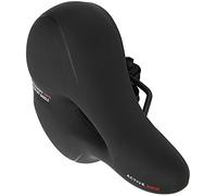 EMUKOEP Sillín de Bicicleta Transpirable Que Absorbe los Golpes con de Seguridad para un Ciclismo Cómodo Espuma Viscoelástica de PU 10,2x8,7x3,9 Pulgadas (#1)