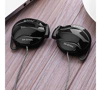 EMUKOEP SN-Q140S Auriculares con Gancho para la Oreja con Micrófono Incorporado, Peso de 33 G, Rango de Respuesta de Frecuencia de 20-20000 Hz, Adecuados para (Negro #20)