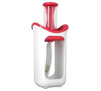 EMUKOEP Squeeze Station Versátil Exprimidor de Puré de Frutas Herramientas de Cocina para el Hogar para Alimentos Sólidos Plástico 11.8in X 4.3 X 3.1in (Roja)