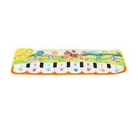 EMUKOEP Tapete Musical para Niños con Cinco Modos, Estimula la Capacidad Auditiva, Aprende Colores y Animales, Color Brillante, 90*27 Cm