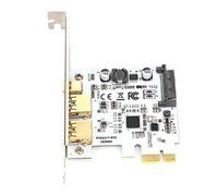 EMUKOEP Tarjeta Convertidora de Tarjeta de Expansión USB3.0 con Puerto de Alimentación para Chip Maestro Via
