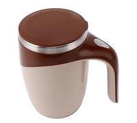 EMUKOEP Taza Autoagitadora de 380ML, Taza Antisalpicaduras de Mezcla Magnética Eléctrica para el Hogar, Oficina, Gimnasio, café de Acero Inoxidable