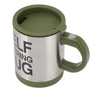 EMUKOEP Taza Mezcladora Eléctrica Aislada de 400ml con Taza Autoagitadora para Enfriamiento Rápido de Diversas Bebidas (DE verde)