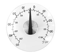 EMUKOEP Termómetro Doméstico, Medidor de Temperatura Preciso para Interiores y Exteriores, Termómetro de Ventana para Medición de Temperatura