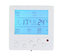 EMUKOEP Termostato LCD Inteligente, Controlador de Temperatura Digital de 220V con Pantalla Grande y Sensor para de Refrigeración de Calefacción del Hogar