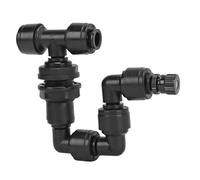 EMUKOEP Terrario Reptil Fogger, Aquario Ajustable Aquarium Apriiz- para Piscina de la Selva Tropical, Plantas Anfibias